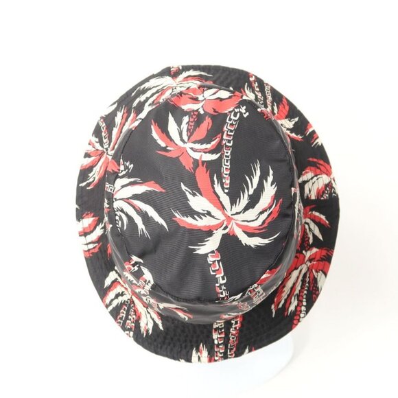 Celine Hat Size S Aloha Palm Tree Nylon Bucket Hat